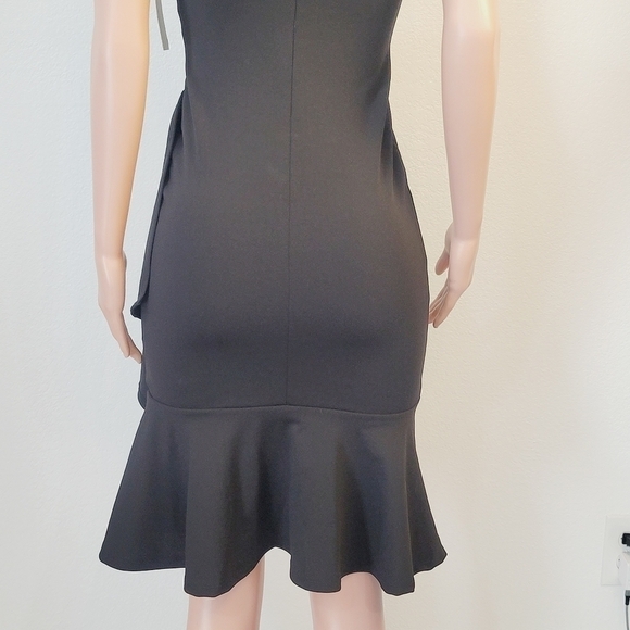 Lulu's Black NWT Ruffled Bodycon Sleeveless Dress Size: S - Picture 11 of 15